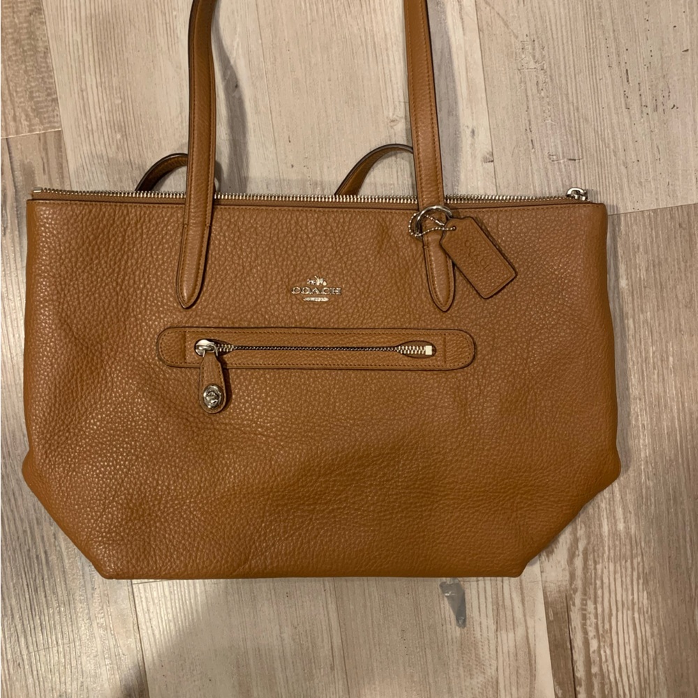 COACH Leather Tote Bag